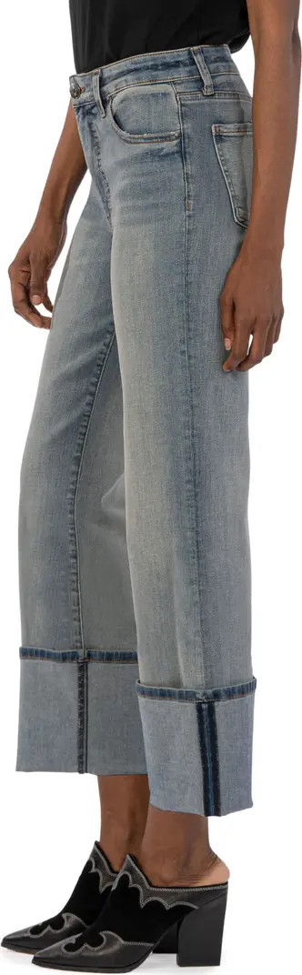 High Waist Fab Ab Cuffed Culotte Jeans | Nordstrom