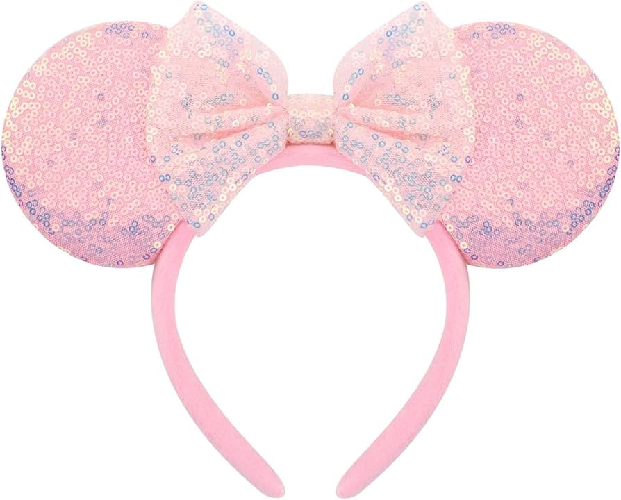 DRESHOW Mouse Ears Bow Headbands Glitter Party Decoration Cosplay Costume for Women : Amazon.co.u... | Amazon (UK)