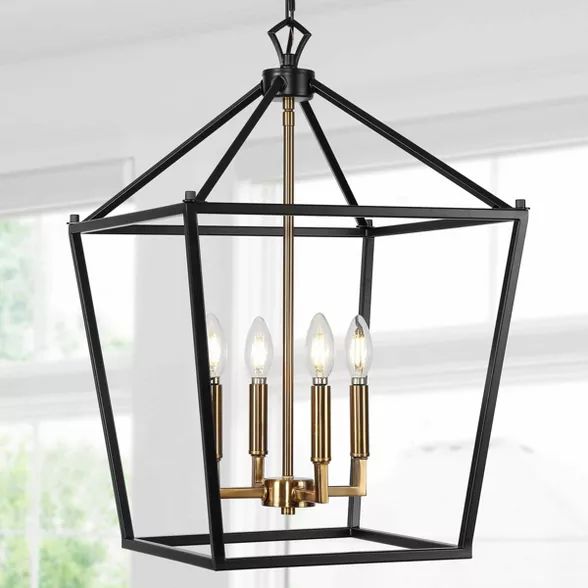 16" Metal Pagoda Lantern Pendant (Includes LED Light Bulb) - JONATHAN Y | Target