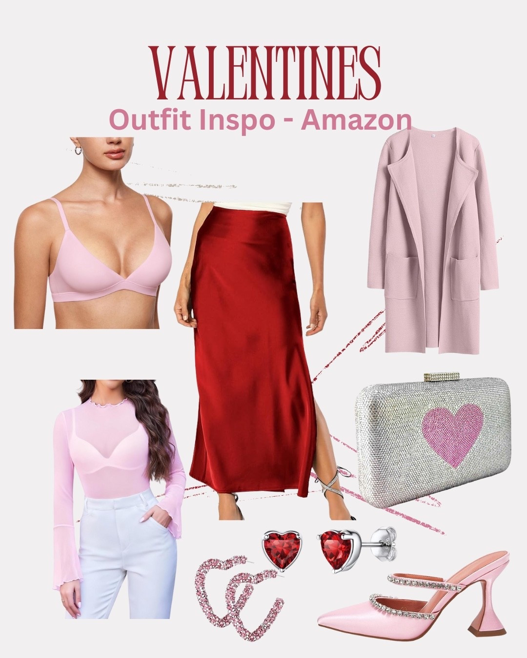 Amazon valentines outfit Inspo - mid 30s fashion - Amazon style - Amazon fashion finds - millennial style - mom fit - ootd 

#LTKootd #LTKValentine #LTKPetite