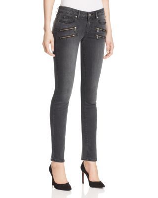 PAIGE Edgemont Skinny Ankle Jeans in Smoke Grey - 100% Exclusive | Bloomingdale's (US)