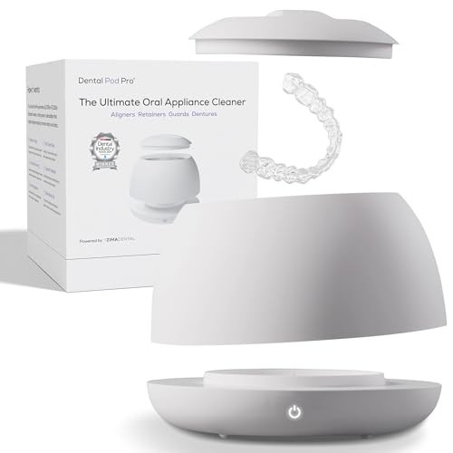 Zima Dental Pod PRO: New Ultrasonic Retainer Cleaner Machine. Market-Leading, Best Aligner Cleaner, Nightguard Cleaner, Mouthguard Cleaner, Denture Cleaner, Ultrasonic Cleaner for Oral Dental Care | Amazon (US)