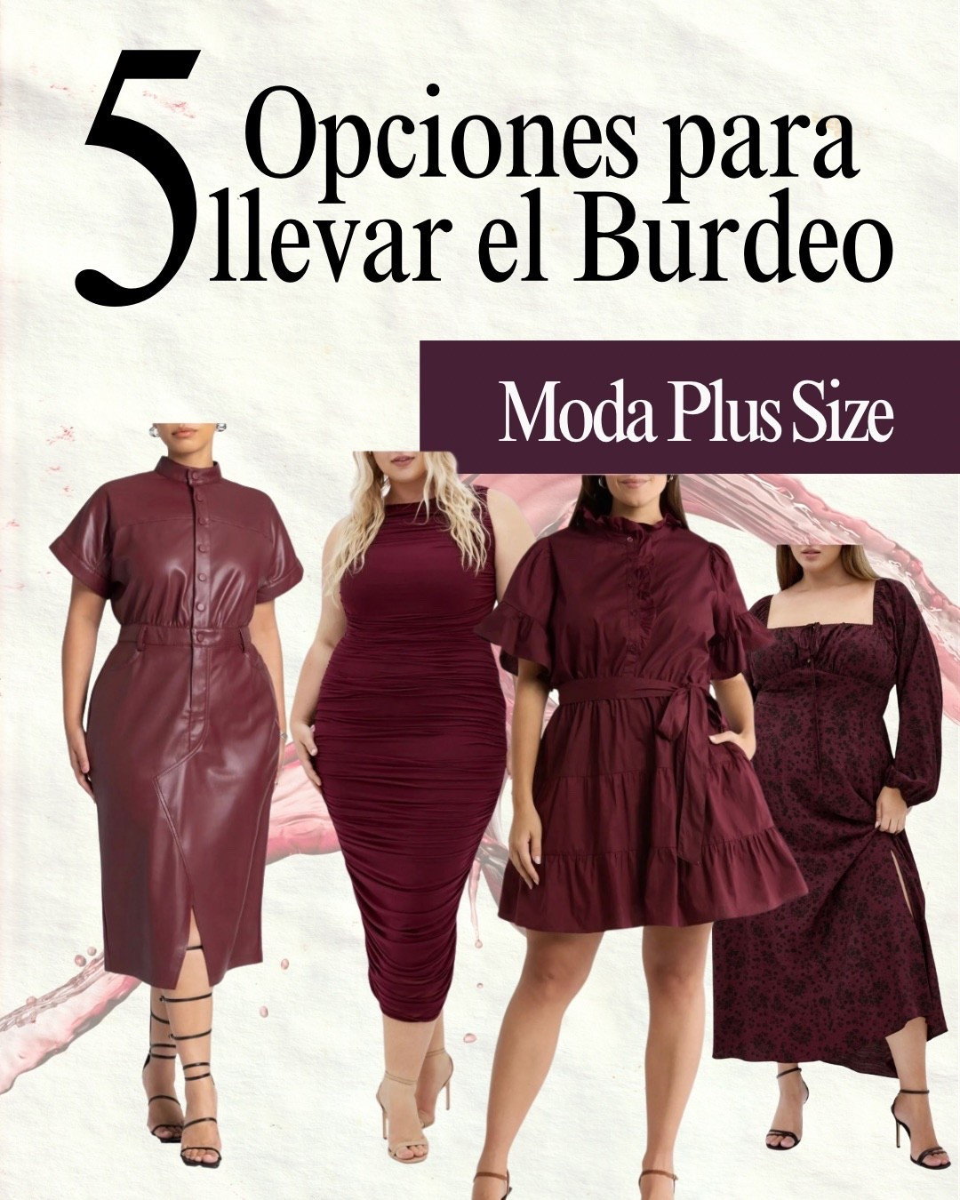Si buscas opciones del color Burdeo para tus looks de esta temporada aquí te dejo estas 
¡Plus Size!

#LTKActive #LTKValentine #LTKPlusSize