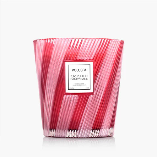 Crushed Candy Cane - 3 Wick Hearth Candle | Voluspa