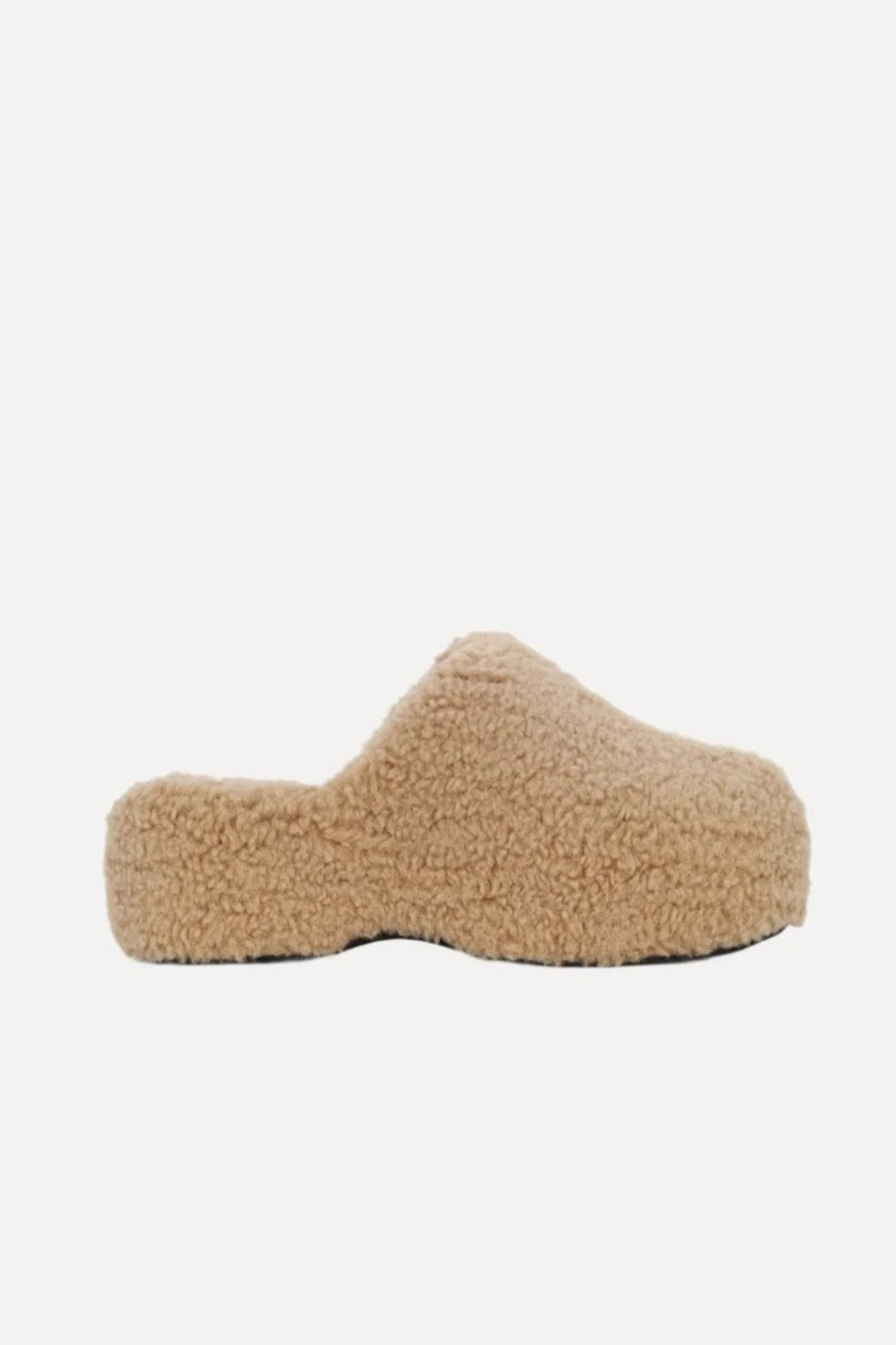 Bubble
           Clog in Caramel Shearling | Simon Miller