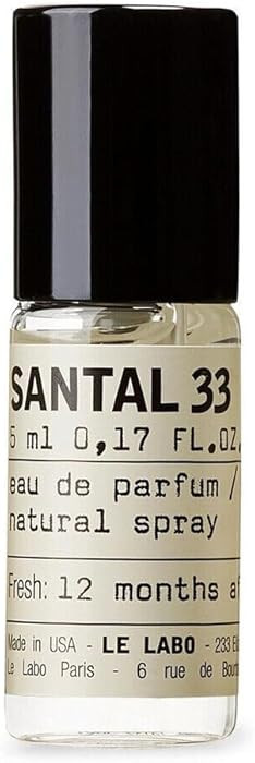 Le Labo Santal 33 Eau de Parfum Spray 0.17 fl oz / 5 ml UNBOXED | Amazon (US)