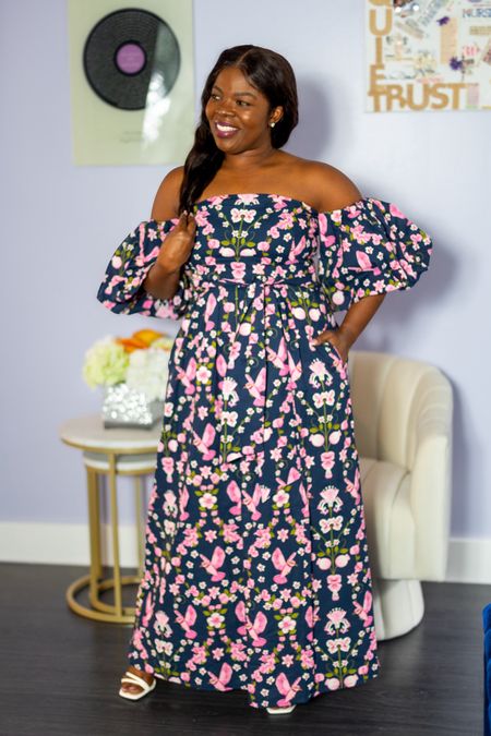 How cute is this off-shoulder floral dress from Beyond by Vera? It's perfect to wear as a wedding guest, for brunch dates, or as a vacation outfit!
#summerfashion #outfitidea #resortwear #transitionalstyle

#LTKStyleTip #LTKTravel 

#LTKSeasonal