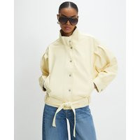 River Island Womens Yellow Batwing Low Belt Bomber Jacket | River Island UK & IE