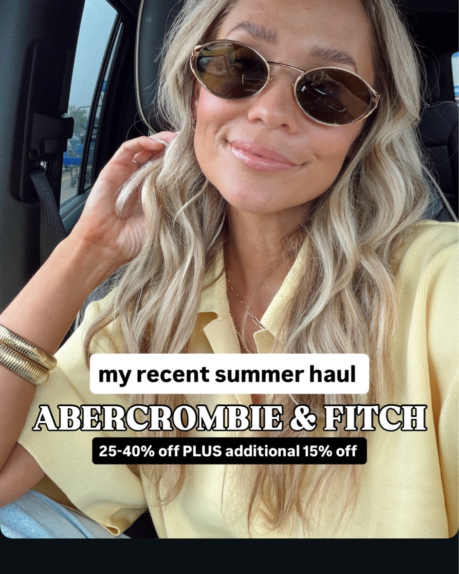 Abercrombie is having a huge sale for SUMMER ☀️🍉🌴✨ just got a haul in & had to show you while they are marked down 25-40% off PLUS additional 15% off with code AFSUMMER 👏🏼 

Wearing my tts / s / 27 

5’5” | 120 ish lbs | size 4

#LTKdayinmylife #LTKgrwm #LTKSaleAlert