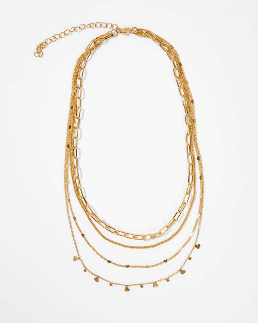 Kattan Layered Necklace - Gold | VICI