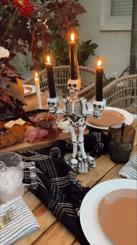 Halloween Dinner Party...but make it classy 🎃💀🍂 Ordered everything online from @walmart for our spooky dinner party because we love their Great Value brand. Tons of great low-price quality private brands with options for organic, paleo, keto, and other lifestyles! #walmart #walmartgrocery

Head to stories for more details and links to make your own spooky diner party!

#LTKHalloween #LTKfamily #LTKhome
