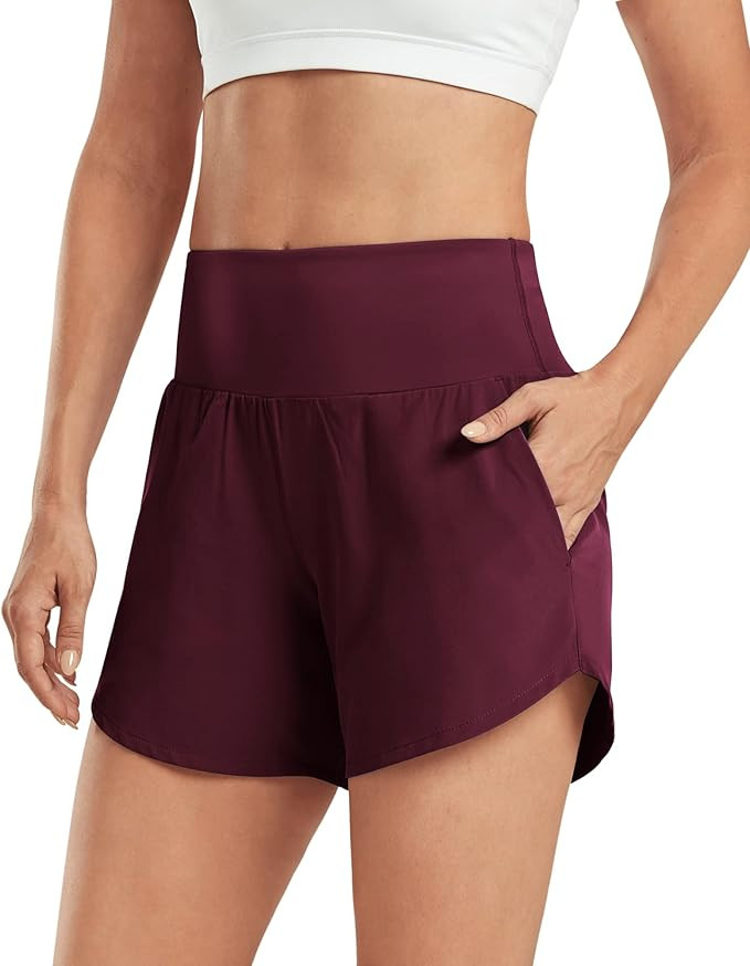 G4Free Athletic Shorts for Women Lightweight Running Shorts with Pockets 5" Quick Dry Workout Sho... | Amazon (US)