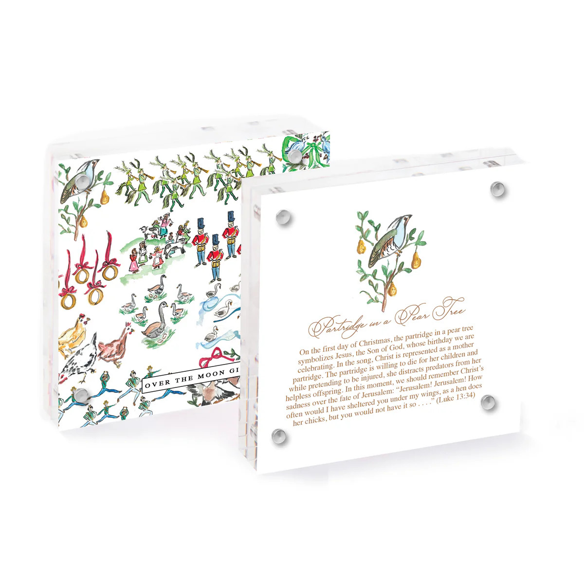 “Twelve Days of Christmas” Holiday Calendar | Over The Moon Gift