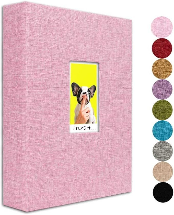 2x3 Photo Album 208 Vertical Photos – Linen Cover, Kpop Photocard Holder Book, Photocard Binder... | Amazon (US)