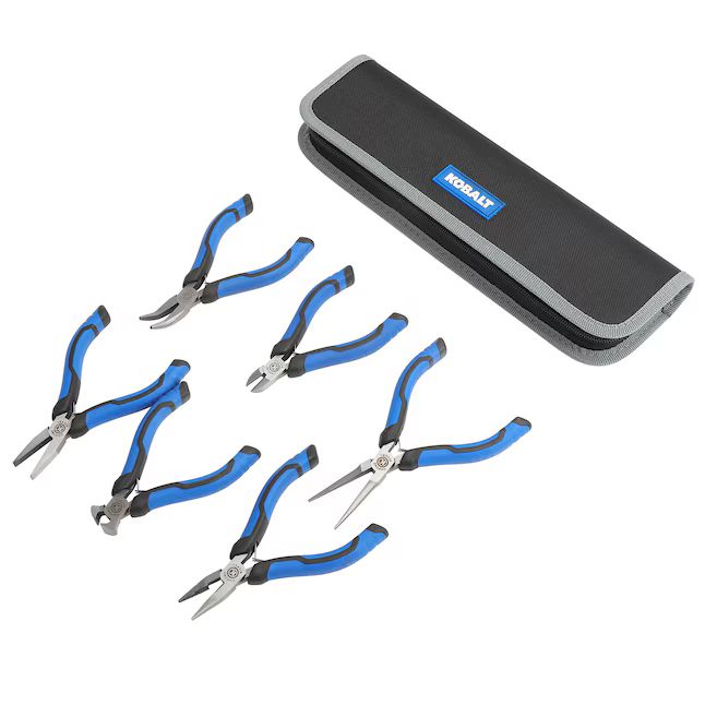 Kobalt 6pc mini pliers set with case 6-Pack Assorted Pliers with Soft Case | Lowe's
