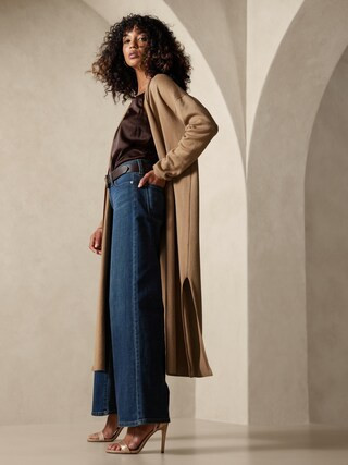 Extra Long Open-Front Sweater | Banana Republic Factory