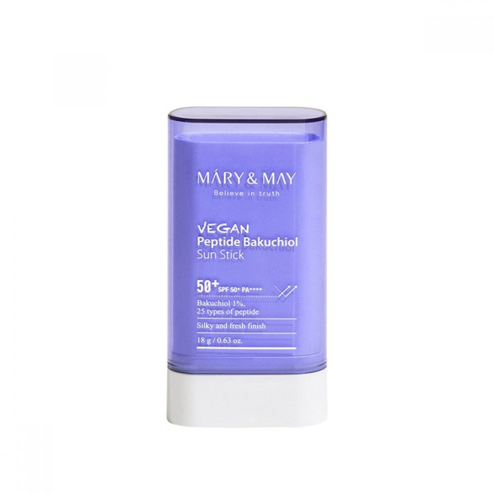 Mary&May - Vegan Peptide Bakuchiol Sun Stick SPF50+ PA++++ - 18g | STYLEVANA