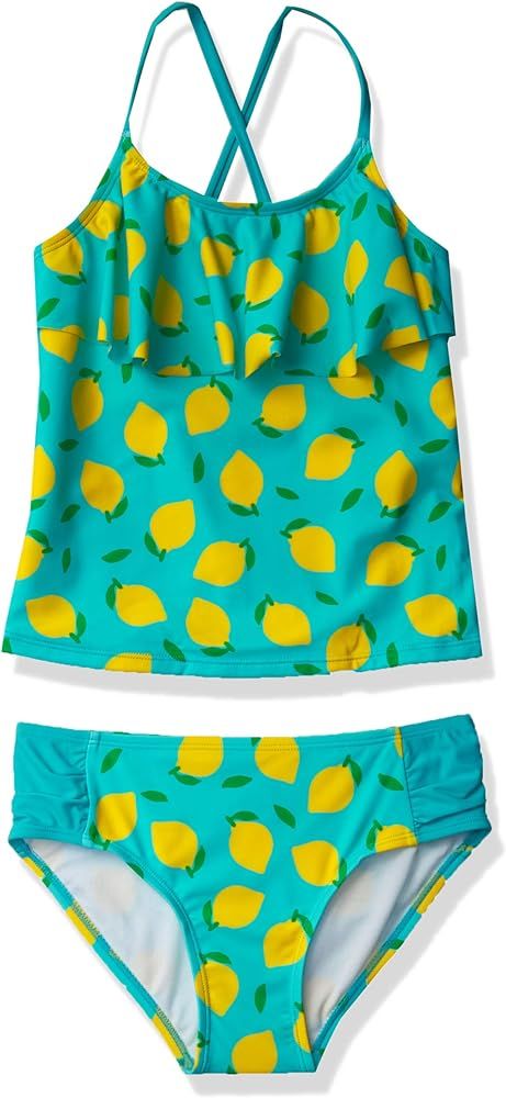 Kanu Surf Girls Charlotte Flounce Tankini Beach Sport 2-Piece Swimsuit | Amazon (US)