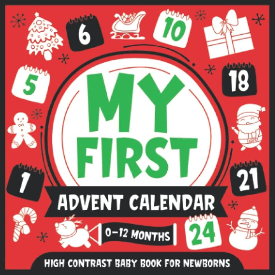 My First Advent Calendar | High Contrast Baby Book for Newborns | 0-12 Months: Simple Black and W... | Amazon (US)