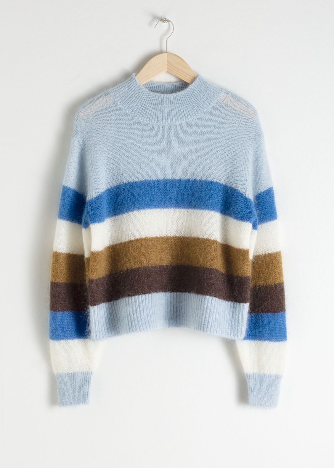 Striped Mock Neck Sweater | & Other Stories (EU + UK)