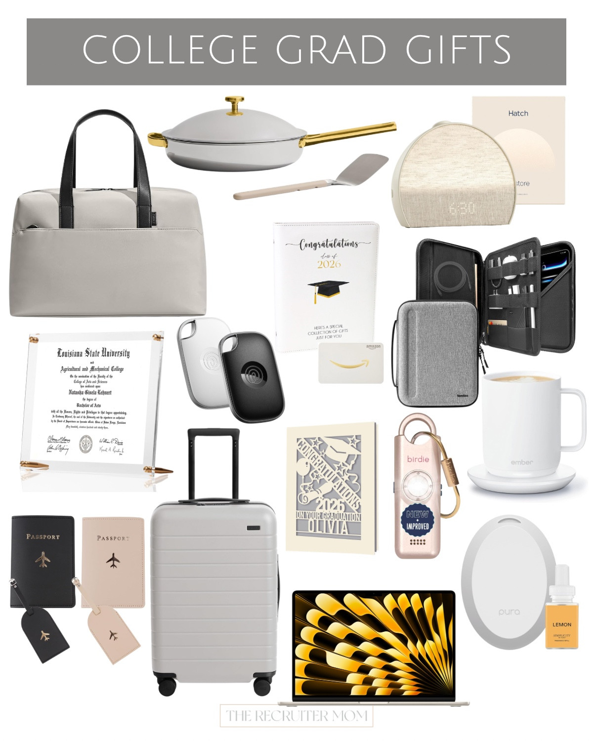 College Graduation Gift Guide and Gift Ideas #collegegrad #graduation2026 #gradgifts2026  

 