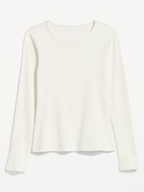 Plush Long-Sleeve Crew-Neck T-Shirt for Women | Old Navy (US)