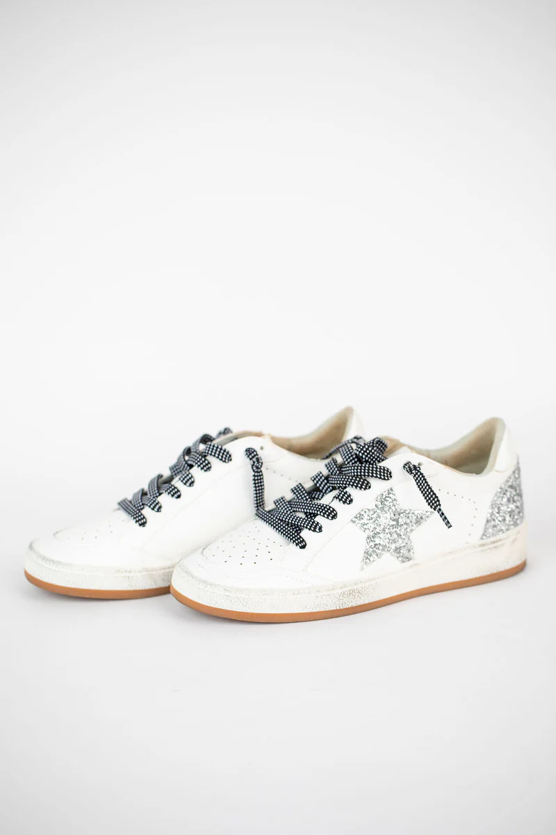 Emmy Sneakers- Silver | Avara