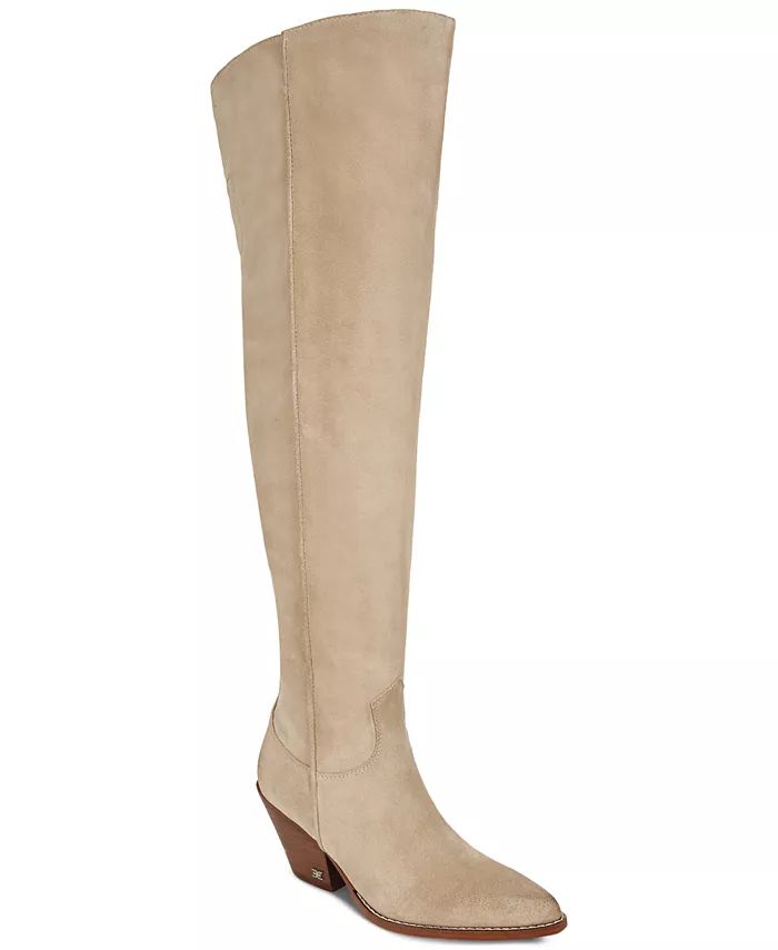 Sam Edelman Women's Julee Over-The-Knee Cowboy Boots - Macy's | Macy's