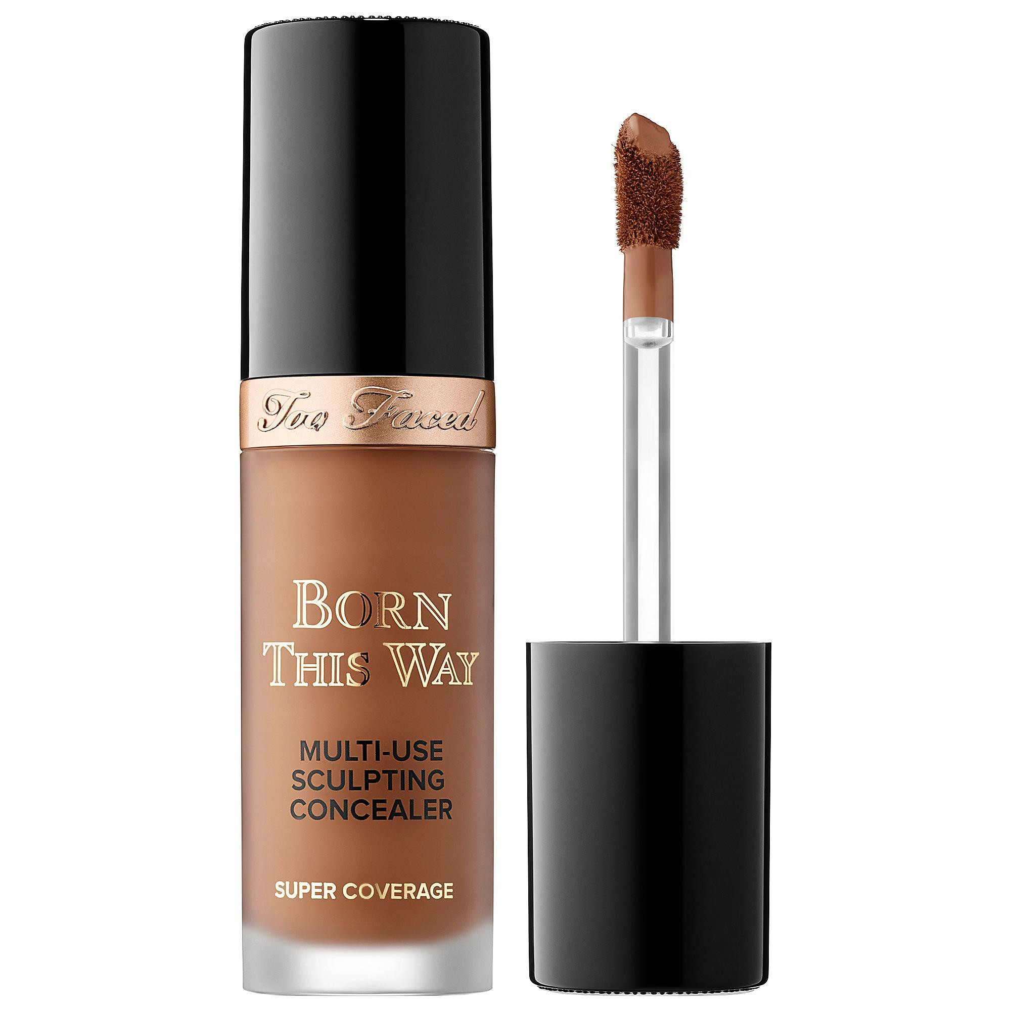 Too Faced Born This Way Super Coverage Multi-Use Concealer with Hyaluronic Acid Cocoa 0.45 oz / 13.5 ml | Sephora (US)