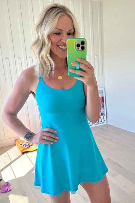 Really love this dress!!! Wearing a size medium and perfect spring turquoise!!! #hocspring #womensgolf #aerie

#LTKSummerSales #LTKSaleAlert #LTKActive