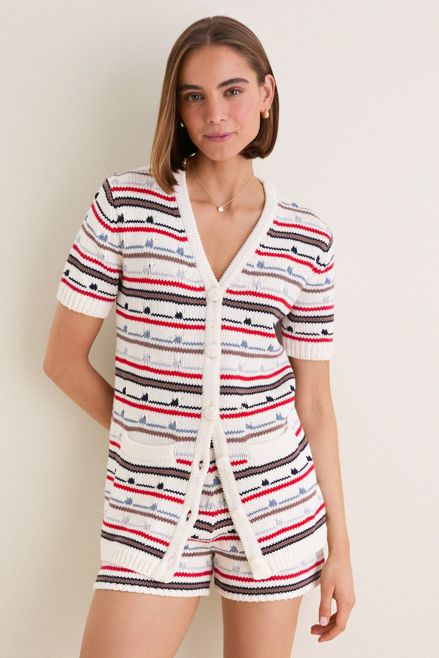 Mariner Stripe Knit Thames Cardigan | Tuckernuck (US)