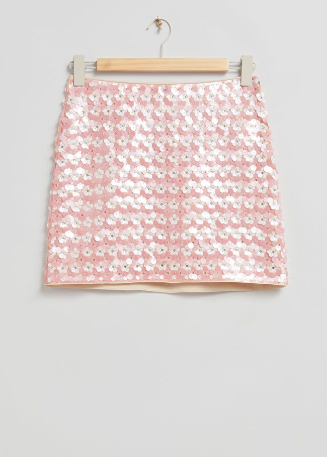 High Waist Sequin Skirt | & Other Stories US