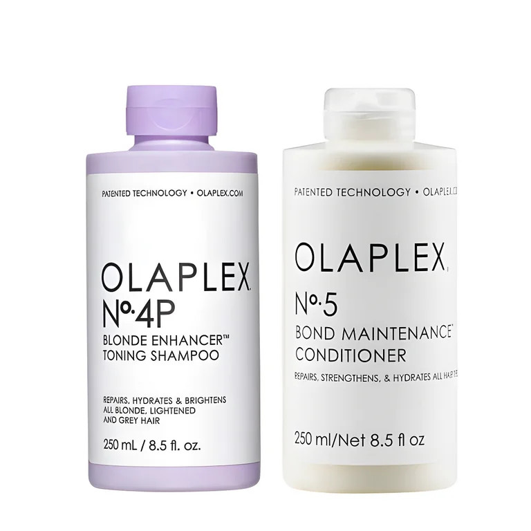 Olaplex No. 4P Blonde Enhancer Toning Shampoo and No. 5 Bond Maintenance Conditioner Set, 8.5 oz ... | Walmart (US)