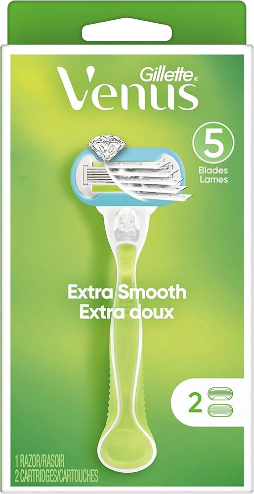 Gillette Venus Extra Smooth Razors for Women, 1 Venus Razor, 2 Razor Blade Refills, Designed for ... | Amazon (US)