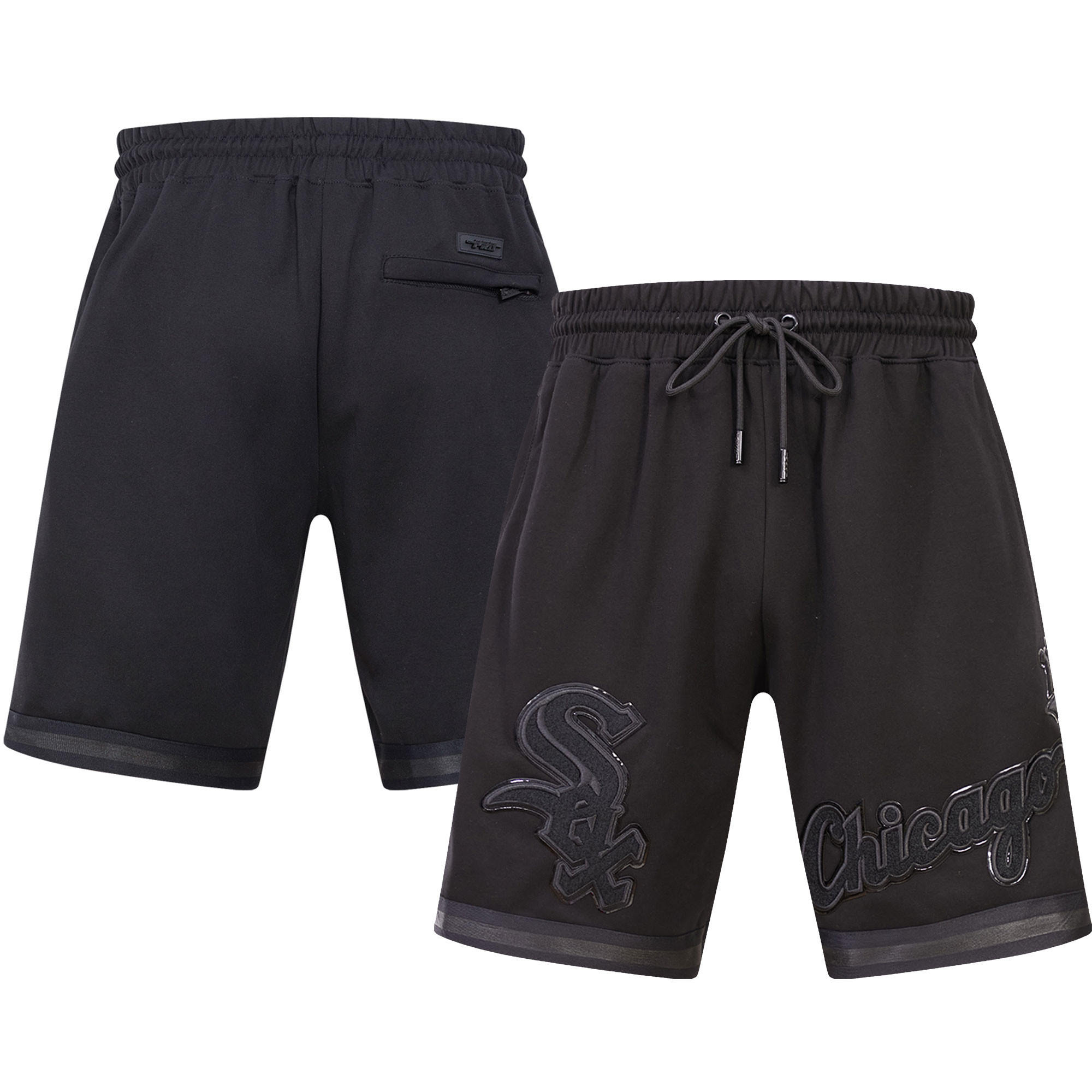Men's Pro Standard Black Chicago White Sox Triple Black Pro Shorts | Fanatics