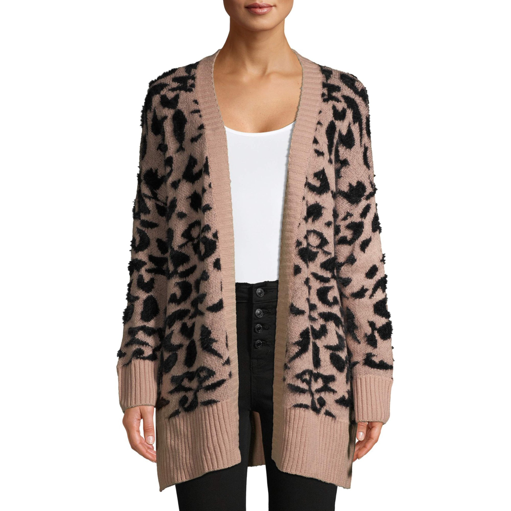 Dreamers by Debut Women's Leopard Print Cardigan | Walmart (US)