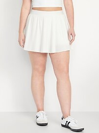 Extra High-Waisted StretchTech Micro-Pleated Skort | Old Navy (US)