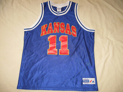 Kansas Jayhawks Vintage Basketball Jersey Majestic Men's XL KU 90s KAN NCAA | eBay AU