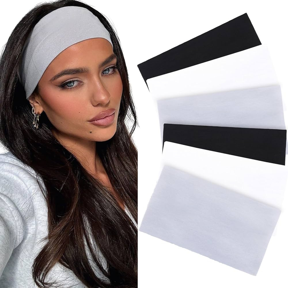 XTREND 6 Pcs Headbands for Women Extra wide Fashion Headband Hair Band Workout Running Sport Non ... | Amazon (US)