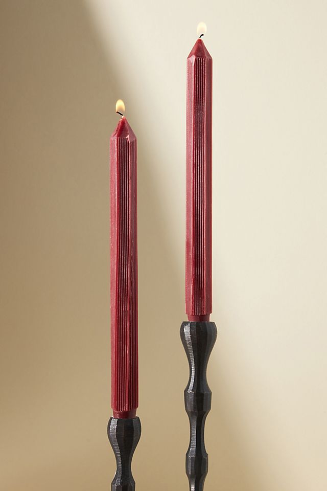 Apothecary 18 Golden Light Taper Candles, Set of 2 | Anthropologie (US)