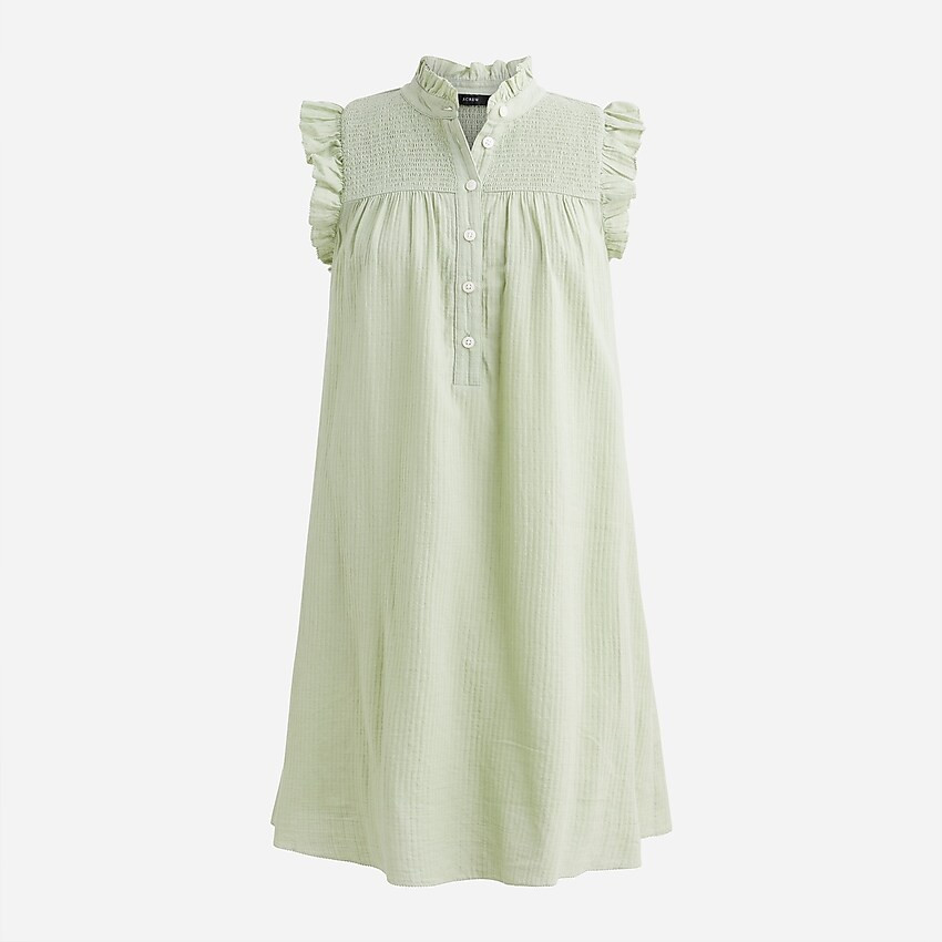 Garden dress in soft gauze | J. Crew US