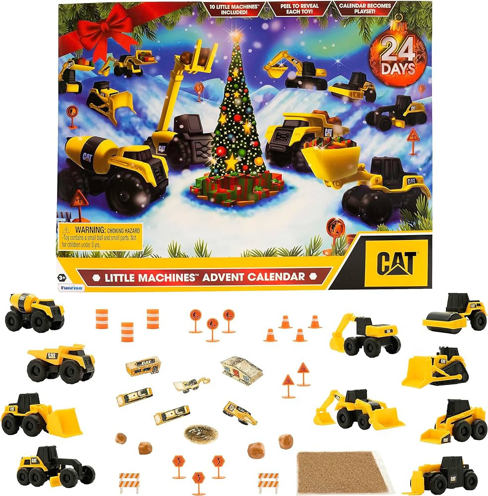 CatToysOfficial, CAT Little Machines Advent Calendar, Kids Toys for Ages 3 and up | Amazon (US)