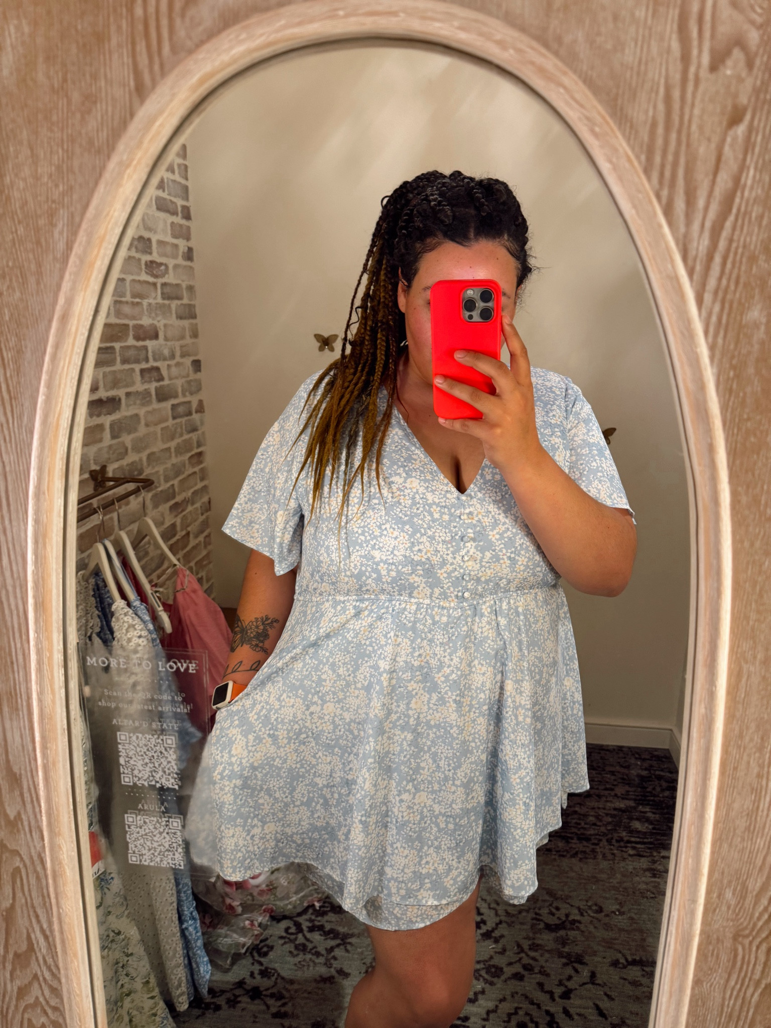 This is a romper! 😱 Arula Tallulah Floral Romper! Super flowy + I love the shorts under it. 🌸🍀🌺🌻 I’m 5’10, typically a 2X (I’m wearing a B)

#LTKstyletip #LTKplussize #LTKSeasonal