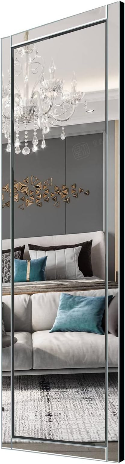 Syndra Full Length Wall Mirror Full Body Mirror Full Length Mirror Wall Mounted Reflect Frame Lar... | Amazon (US)