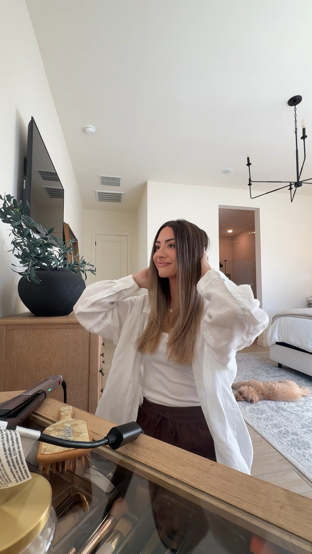 #AD | Had to try what Alix Earle said her hair never felt better using!! 🤷🏽‍♀️ using the NEW @Pantene Abundant & Strong Collection available at @Target !!! 🎯 One of my goals for 2026 is to strengthen my hair and I love that this product collection helps grow healthier hair without the huge price tag!! 🧴💖

#TargetPartner #TargetStyle #liketkit 

#LTKgrwm #LTKmorningroutine #LTKselfcare