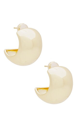 St. James Hoop in Gold | Revolve Clothing (Global)