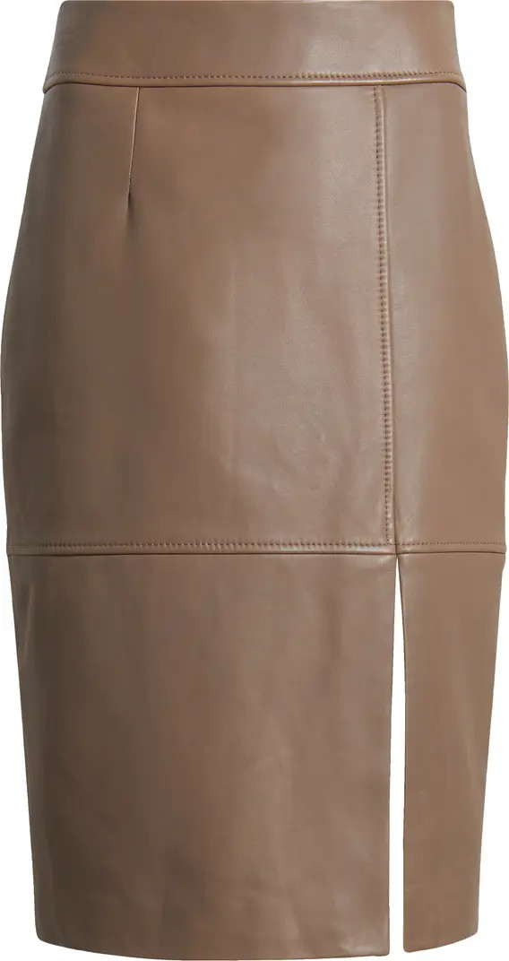 Setora Lambskin Leather Pencil Skirt | Nordstrom