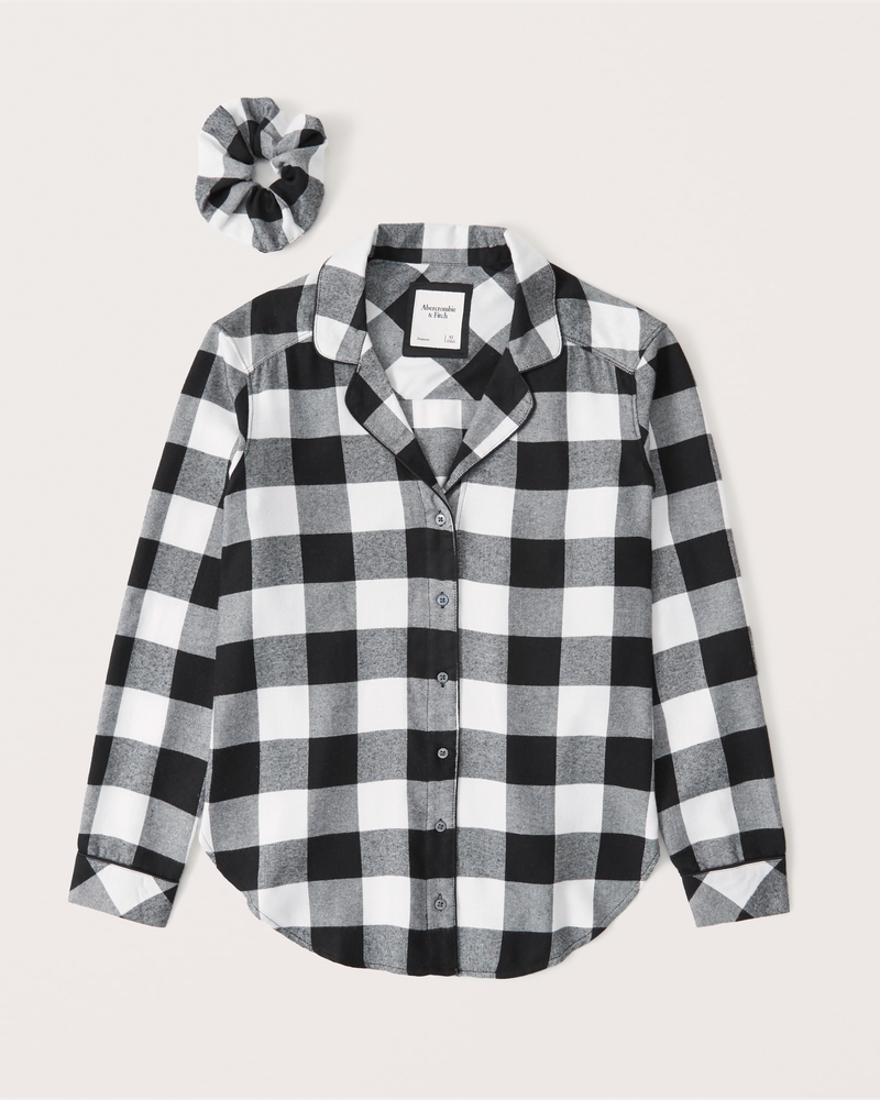 Flannel Pajama Shirt | Abercrombie & Fitch (US)