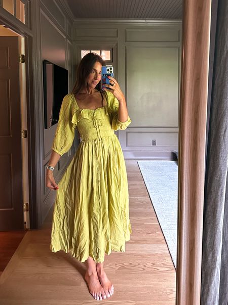 The citrine color of this dress is so gorgeous. Looking forward to bringing it on my vacation. Linked it and everything else I ordered for the trip below!

#LTKstyletip #LTKSeasonal #LTKtravel
