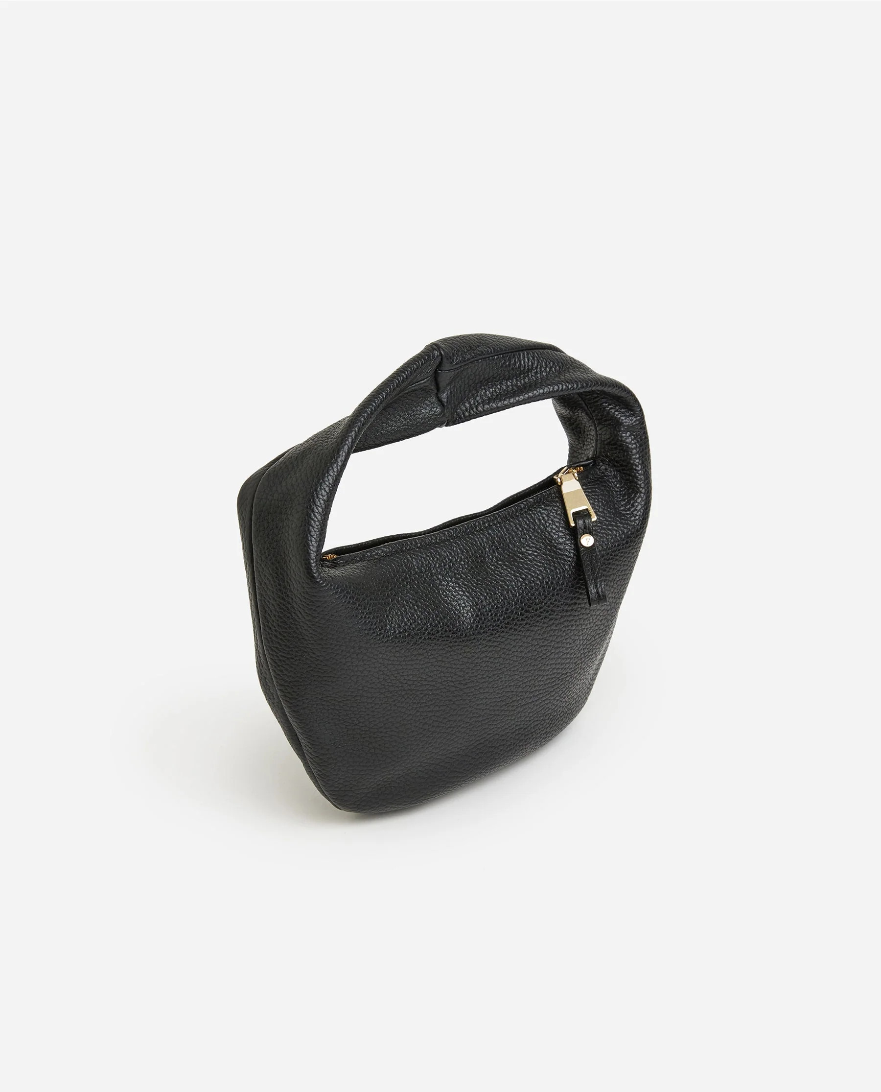 Alva Mini Handbag Leather Black Bag | Flattered
